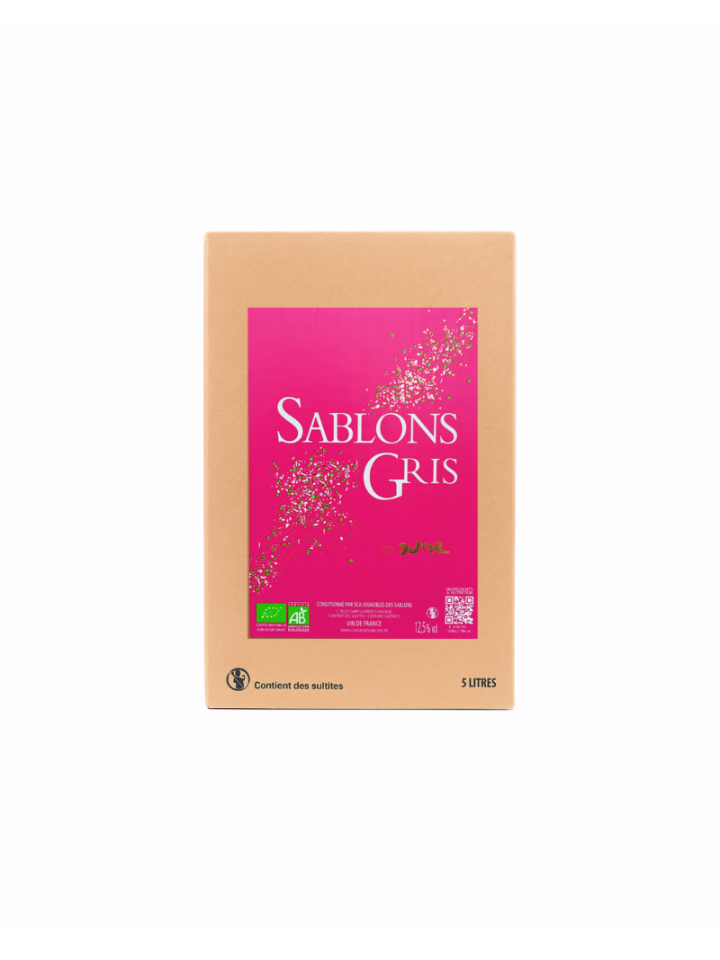 Bag In Box Sablons Gris AB – Vin Gris Bio Rafraîchissant